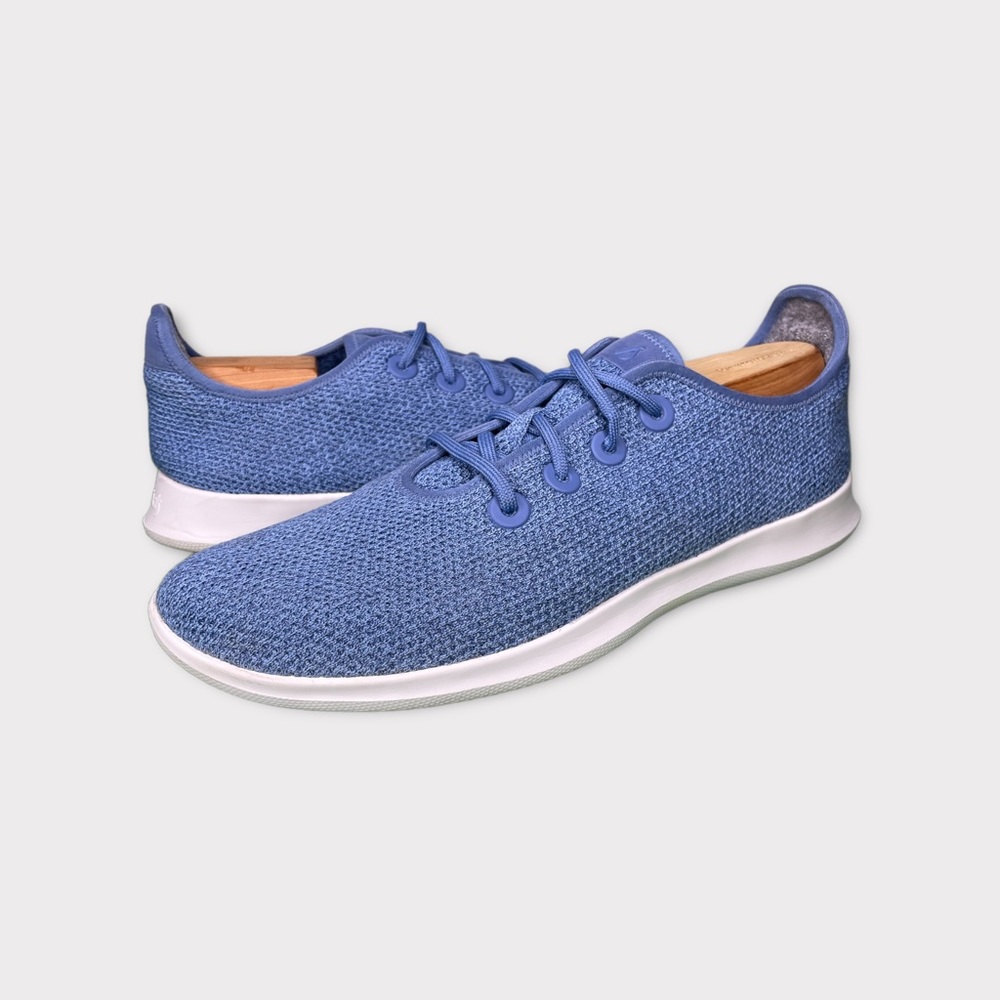 Men’s ‘Tide Pool’ Blue Allbird Wool Runners Sneakers Size 14